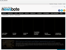 Tablet Screenshot of newsbote.com